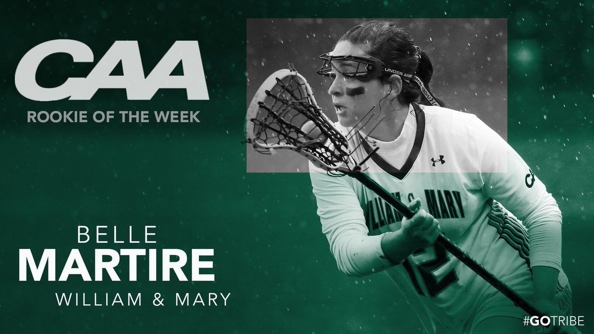 WMTribeLax's tweet photo. Belle Martire Honored as #CAALax Rookie of the Week!

📰 https://t.co/faGXaKqYjt

#GoTribe https://t.co/AAbxAIvWkZ