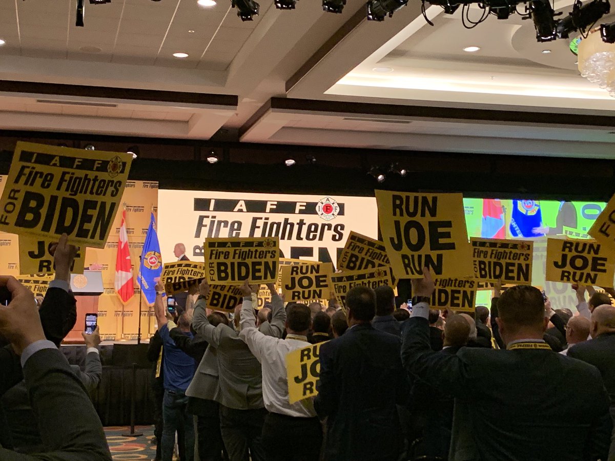 WorcesterFD1009's tweet image. Tons of energy in the room today for Fmr V.President @JoeBiden. Joe has been a Union ally his entire career. Great Speech Joe! #IAFFlegCon #RunJoeRun
