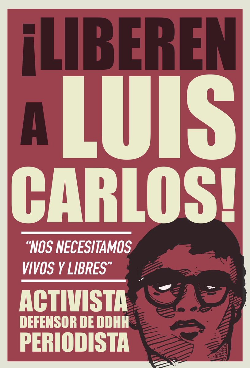 masaria's tweet image. #LiberenALuisCarlos compartan, peguen, impriman y peguen esto donde estén. Queremos ser oídos.  Queremos que no se detengan periodistas por informar.