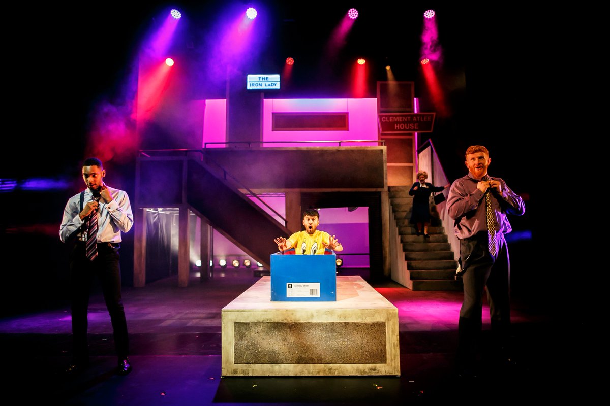rosebruford's tweet photo. As well as fantastic acting performances @thesuicide_rbc @StratfordCircus showcases the amazing talent of our Design, Management & Technical Arts students. Book for the final 3 performances @ https://t.co/QVebz1nDHE #rbcACT #rbcCP #rbcCLC #rbcLD #rbcPS #rbcSA #rbcSEM #rbcTD https://t.co/wm6njiX0E1