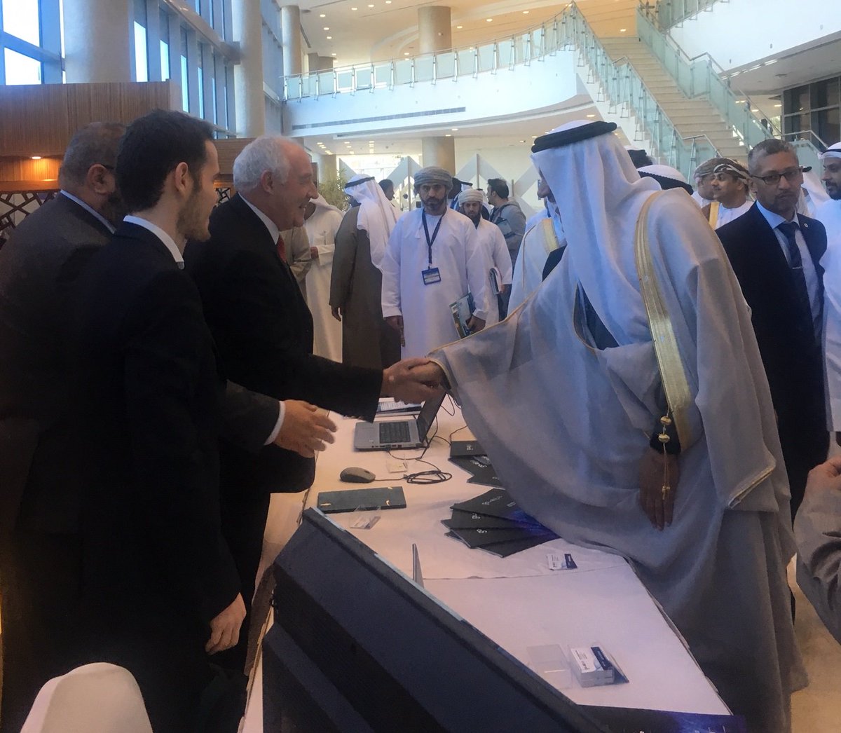 IdricaHQ's tweet photo. Today kicks is the first day of the 13th #GulfWaterConference in the city of Kuwait. @GoAigua has attended this unmissable venue to work together with the key companies and governmental agencies to reduce the wasted and lost water. Here are some highlights of the day: https://t.co/gulGpZAUom
