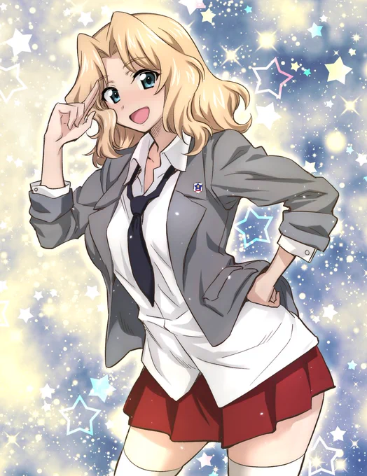 過去絵ですが ケイさんの水着率 #3月12日はサンダースday 