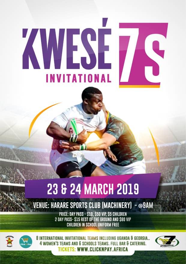 It's coming <a href="/kwesesports/">Kwesé Sports</a> 7s in Harare come support us and the ladies  at Harare Sports Club tag a rugby buddy and introduce a friend to the fastest growing version of the sport.  It is going to be lit 8 men's teams, 4 ladies teams and 6 schools #RugbySevens #RugbySevens