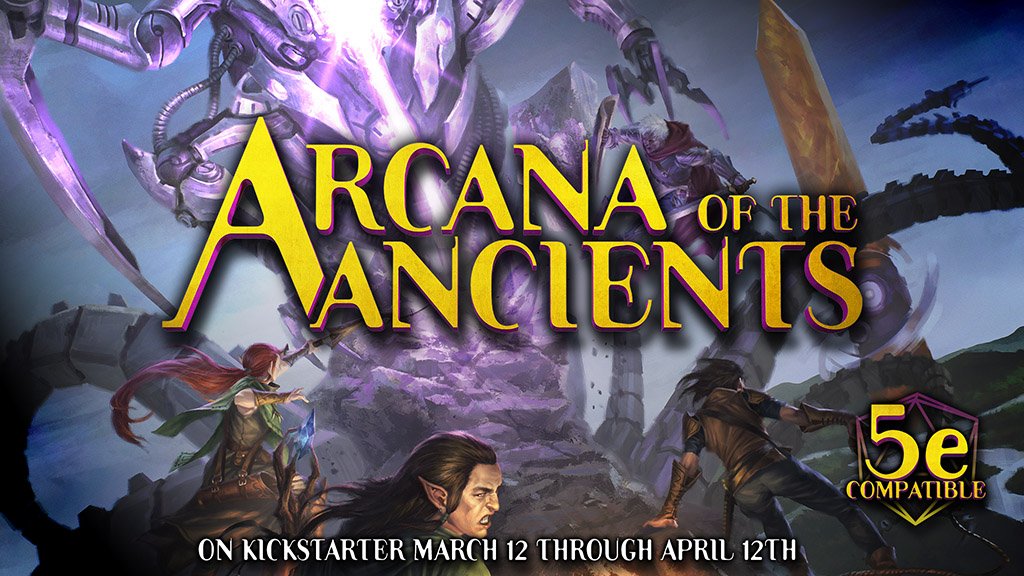 The ancient past has awoken: #ArcanaOfTheAncients is live! 

A #5E supplement of creatures, devices, abilities &amp; adventures integrating #Numenera's mysterious high-technology science fantasy into your games!

Authored by writers of #DnD #Planescape &amp; more:
kickstarter.com/projects/monte…