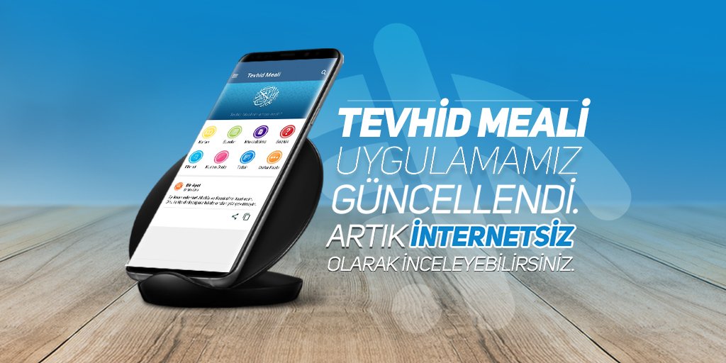 ▫ Tevhid Meali uygulamamız güncellendi. Artık internetsiz olarak da inceleyebilirsiniz.

🔗: play.google.com/store/apps/det…