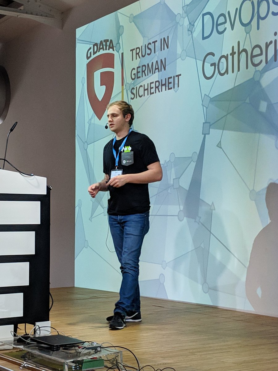schlomoschapiro's tweet photo. @JannisSchaefer taking about using @golang to build command line tools for DevOps #DOG19 #DevOpsGathering2019 @DevOpsGathering @DevOps_DB https://t.co/vh4e1qZZ9D