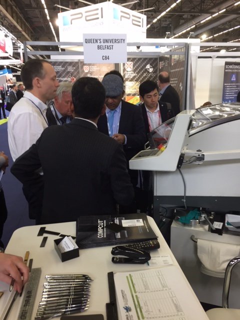SharpTappinTech's tweet photo. Our Compcut 200 is getting a lot of attention here at @JECComposites JEC World Paris. Stop by stand B84 in Hall 6 to see a live demo! #JECWorld #Compcut #Composites #Engineering https://t.co/NXhTbUABH9