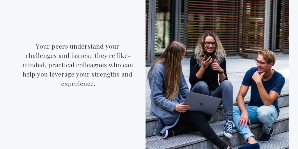 Join Peer Group program -- which has become one of our most popular -- to give members an informal and inexpensive way to meet and share needs, wants, ideas and resources ---> ow.ly/UAlK30nQEY6