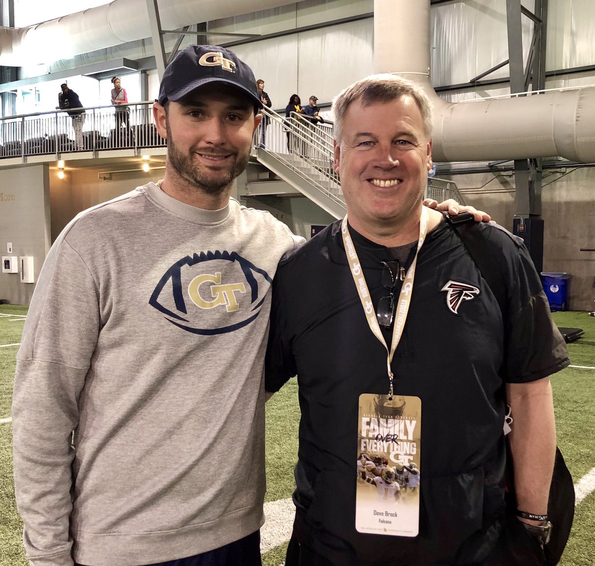 Scott Wallace (@scottwallacecse) on Twitter photo Great catching up with <a href="/AtlantaFalcons/">Atlanta Falcons</a> Coach Brock today at #GTProDay. Brought me back to the days where it all started at UD! So thankful for everything he’s done for me! Great catching up with <a href="/AtlantaFalcons/">Atlanta Falcons</a> Coach Brock today at #GTProDay. Brought me back to the days where it all started at UD! So thankful for everything he’s done for me!