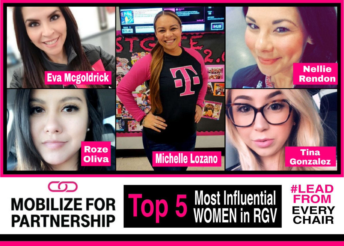 evamcgoldrick's tweet photo. RGV voted top 5 most influential Women. Nothing we do or dont do in life goes unnoticed. #WLN #tmobile #SWisBest #WomensHistoryMonth @Dsolano1023 @ctxesp @512AmandaG @shohrehdirect @SamSindha @JonFreier https://t.co/77GWsR7bEl