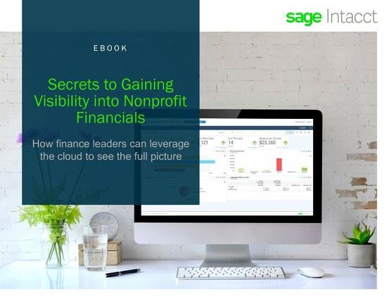 New eBook: Secrets to Gaining Visibility into #Nonprofit Financials With #SageIntacct bit.ly/2EVJMnn