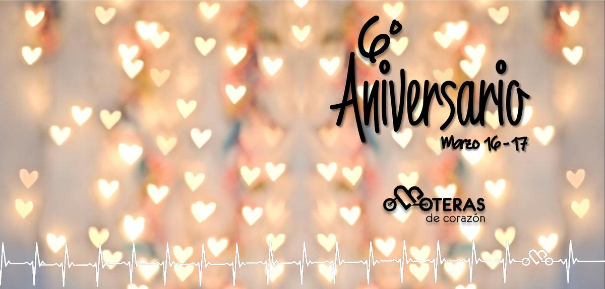 MoterasDCorazon's tweet photo. Hace 6 años teníamos una loca idea, hoy es una loca realidad! #6aniversarioMDC #moterasyamigas #lamotonoesunapasarela https://t.co/ME71cGvsur