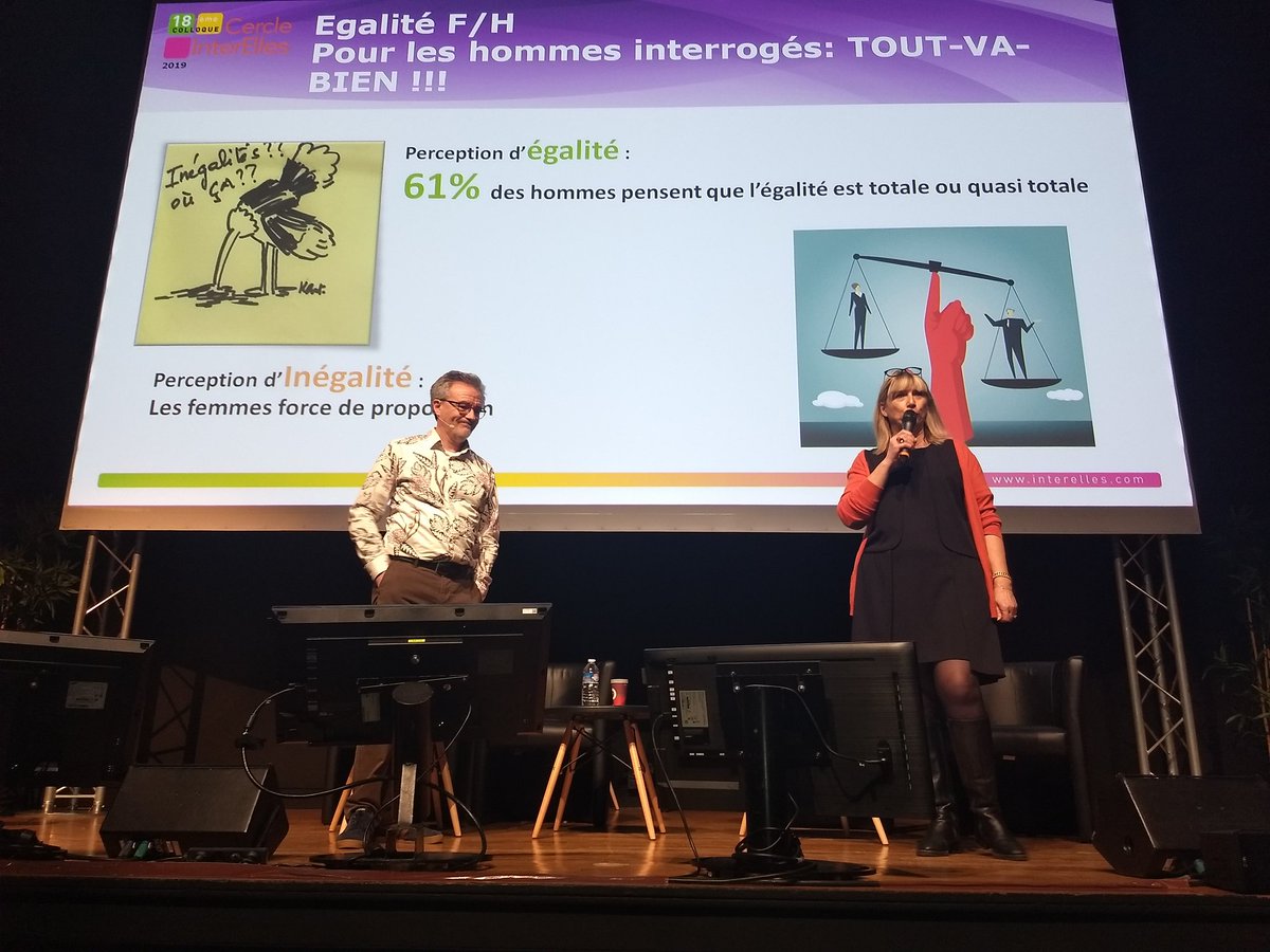 CatLadousse's tweet photo. Les jeunes hommes sont deux fois plus optimistes que les jeunes femmes en matière d 'égalité et la prise de conscience des inégalités est plus tardive ! Selon l'étude de @InterElles réalisée grâce à la plateforme @talk4_ auprès de 3200 répondants des entreprises #InterL19 https://t.co/CBxcShGver