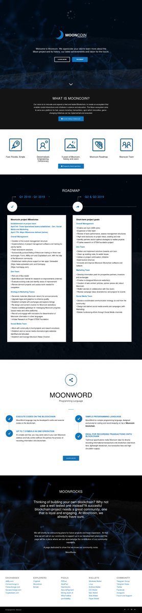 MoonCoinRus's tweet image. Guys long time no see! New #Mooncoin site is on air mooncoin.eco! It is a sweet home of our community. All news, more info, now you know where to find it!
#MoonCoinRus