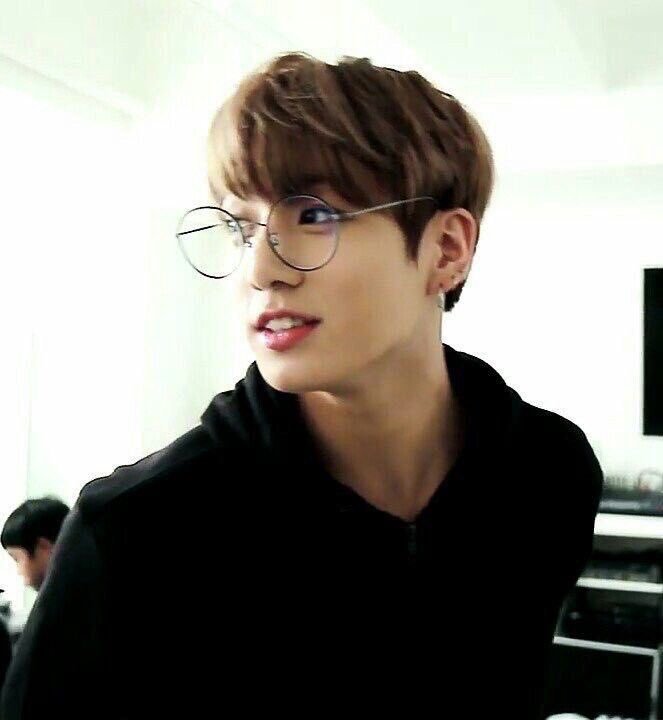 Jungkook in glasses will always be tHAT CONCEPT