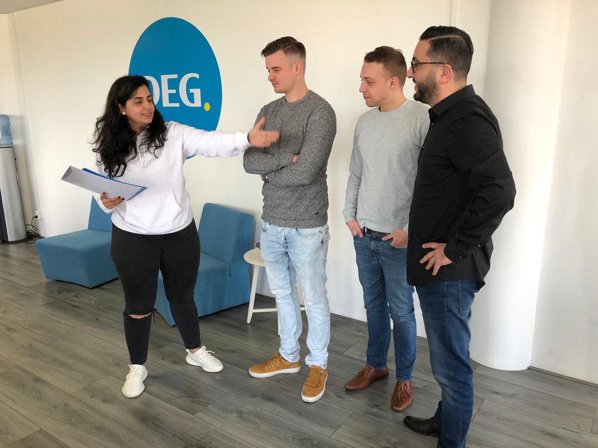 Deggroep's tweet photo. Op naar de top! Onze trainees gaan als een 🚀. Ze hebben het bootcamp van het Young Talent Program succesvol afgerond. Trots! en congrats met deze mooie prestatie! #wijzijndeg #brilliant #grow #careers #traineeship #talent https://t.co/iCqiNP9wqf https://t.co/68AEoZQvY0