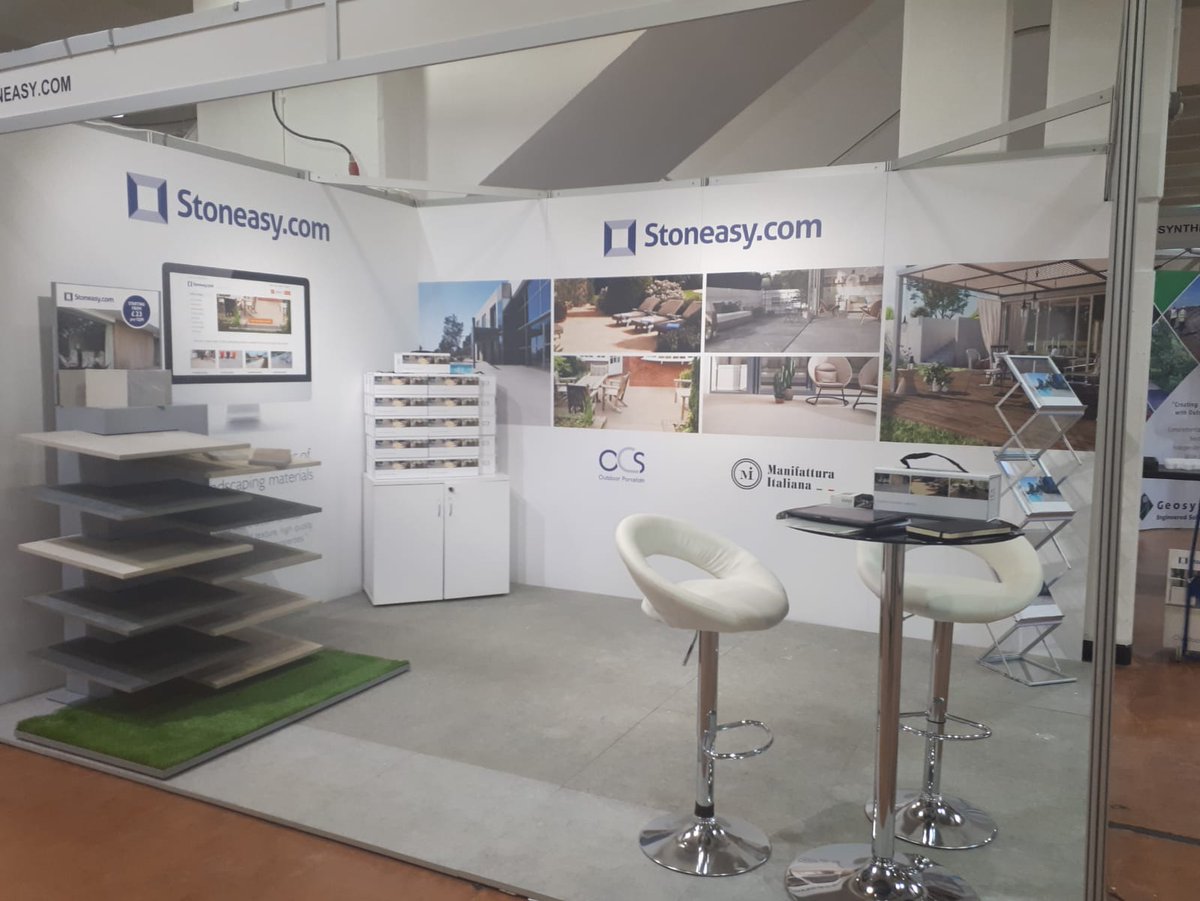 Stoneasy's tweet image. Come and grab your free porcelain sample box at Futurescape Spring. We cannot wait to see you there!
