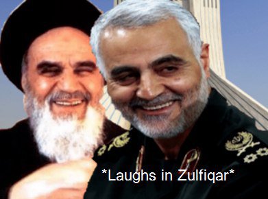 Hasil gambar untuk Pada bulan Maret 2019, Qassem Soleimani menerima penghargaan militer tertinggi Iran, 'Orde Zulfaqar'.