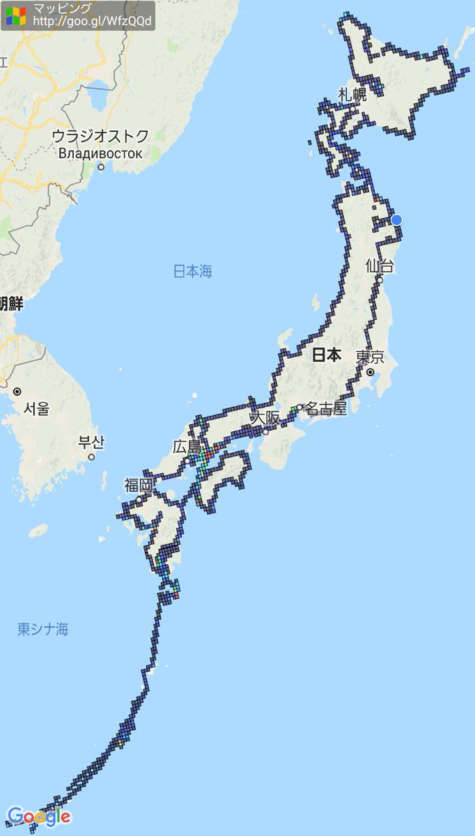 Sherpa45's tweet photo. そういえば過去にシェルパが雨水リークにより自走できてない青森県から岩手県にかけてを本日走破したので日本一周達成！
まだツーリングは続きます
関東地方は前回高速で突っ切ったので今回はできるだけ下道で南下したいなぁ
大学の卒業式に間に合うように https://t.co/vwxofuztbv