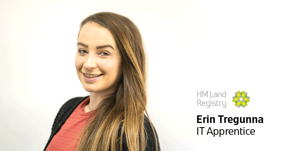 HMLandRegistry's tweet photo. Delighted that our IT apprentice Erin Tregunna has been voted @radioplymouth and City College Plymouth apprentice of the year! Congrats Erin! Read about what Erin has been working on here 👉 https://t.co/f1I8u8XZvf https://t.co/YsntwOOyVj
