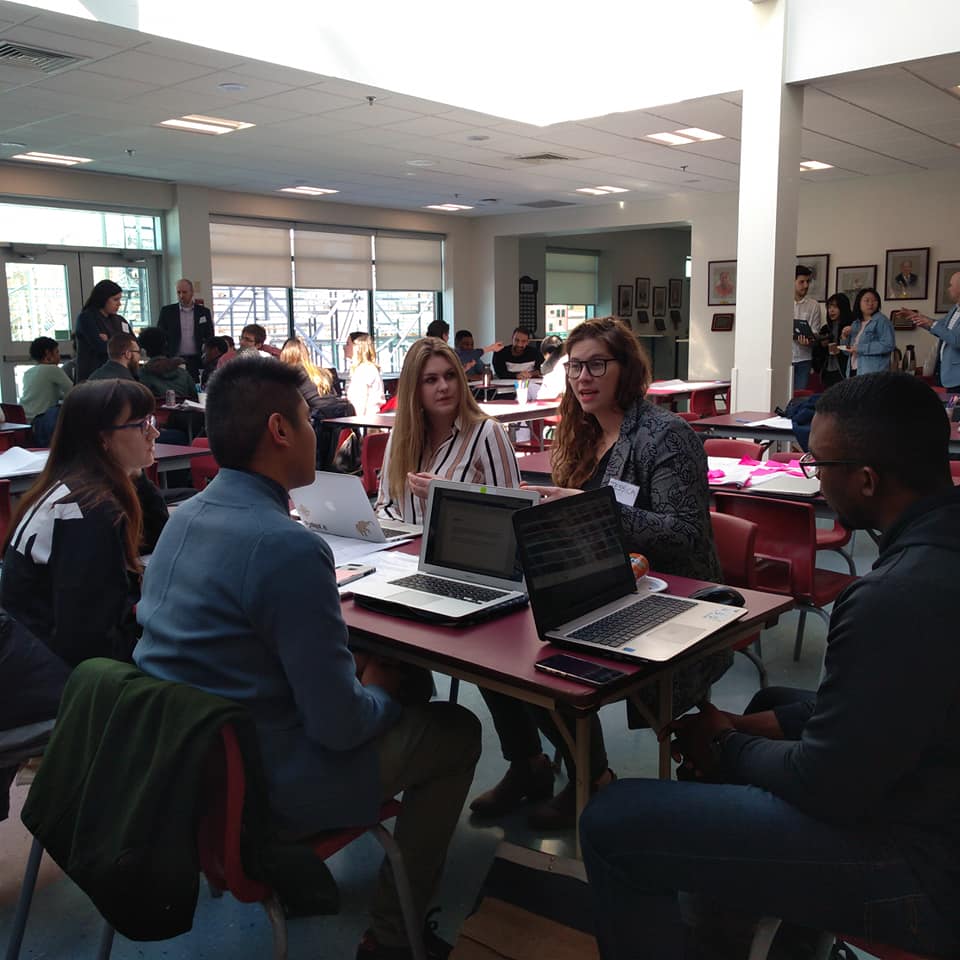 MSVUSparkZone's tweet photo. #foodhackns We learned the Design Thinking process & lean startup business canvas. Thanks to all the students who worked so hard for 2 days and mentors and judges who came to support this event! 2019 Nova Scotia Food Hack never ends! #sparkzone https://t.co/TtUE2MhEgW