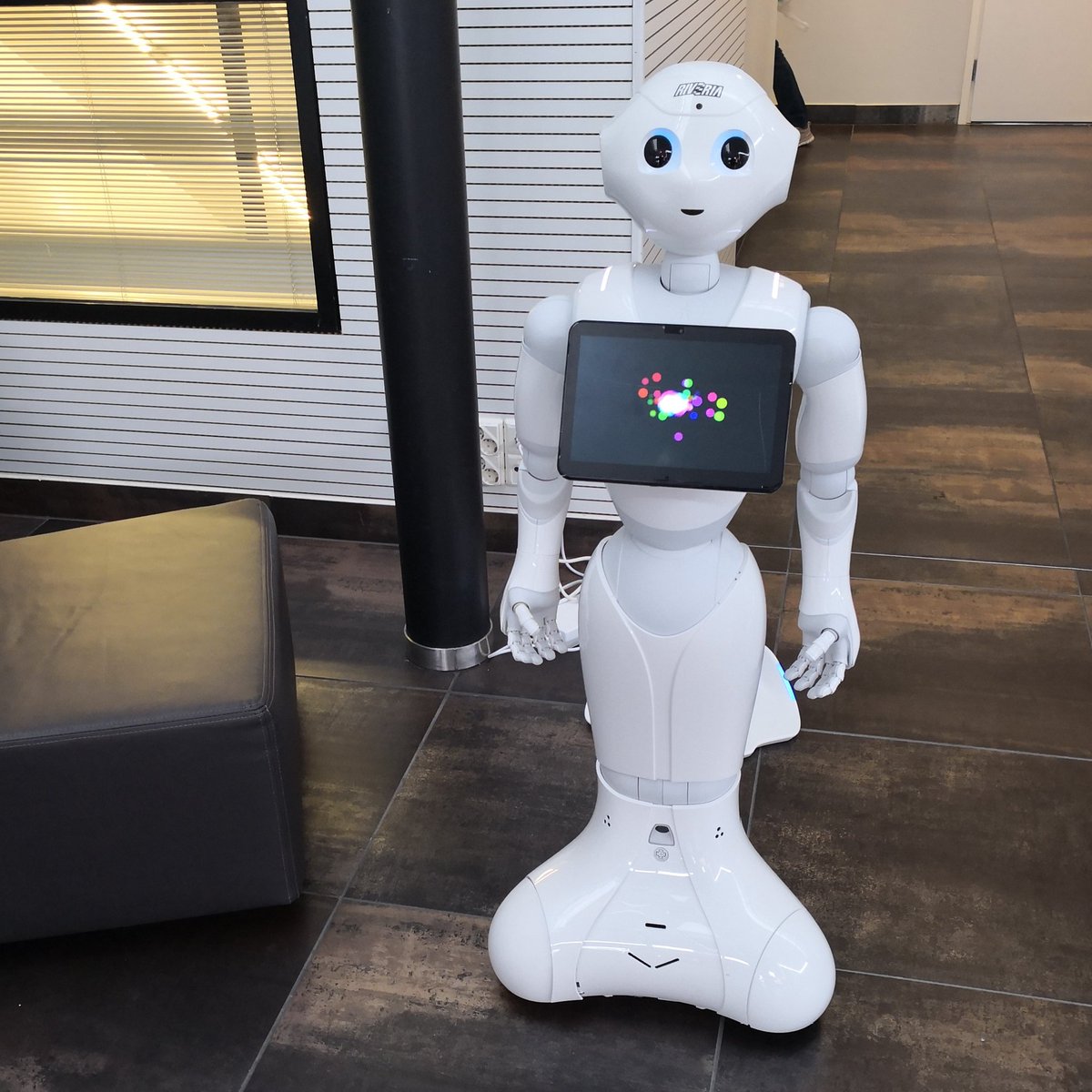 Tänään alkoi pidempi robotti kokeilu Niskalassa ja Peltolassa @riverialainen <a href="/Karelia_amk/">Karelia-amk</a>