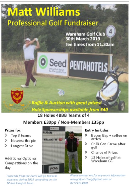 Matt Williams Golf tweet media