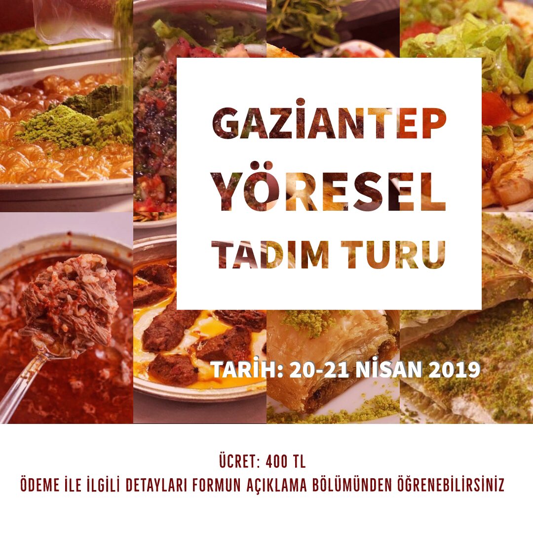 KAYITLARIMIZ AÇILMIŞTIR! ACELE EDİN KONTENJAN DOLMAK ÜZERE! #birtutamgastronomi
