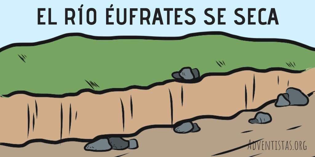 📌El Eufrates sostenía cultivos, les daba agua y protección. Babilonia no sobrevivía sin agua
📌Las aguas del río representan los poderes civiles, seculares y políticos en el mundo
📌El río seco simboliza el retiro del apoyo de estos poderes por el engaño de Babilonia #LESAdv