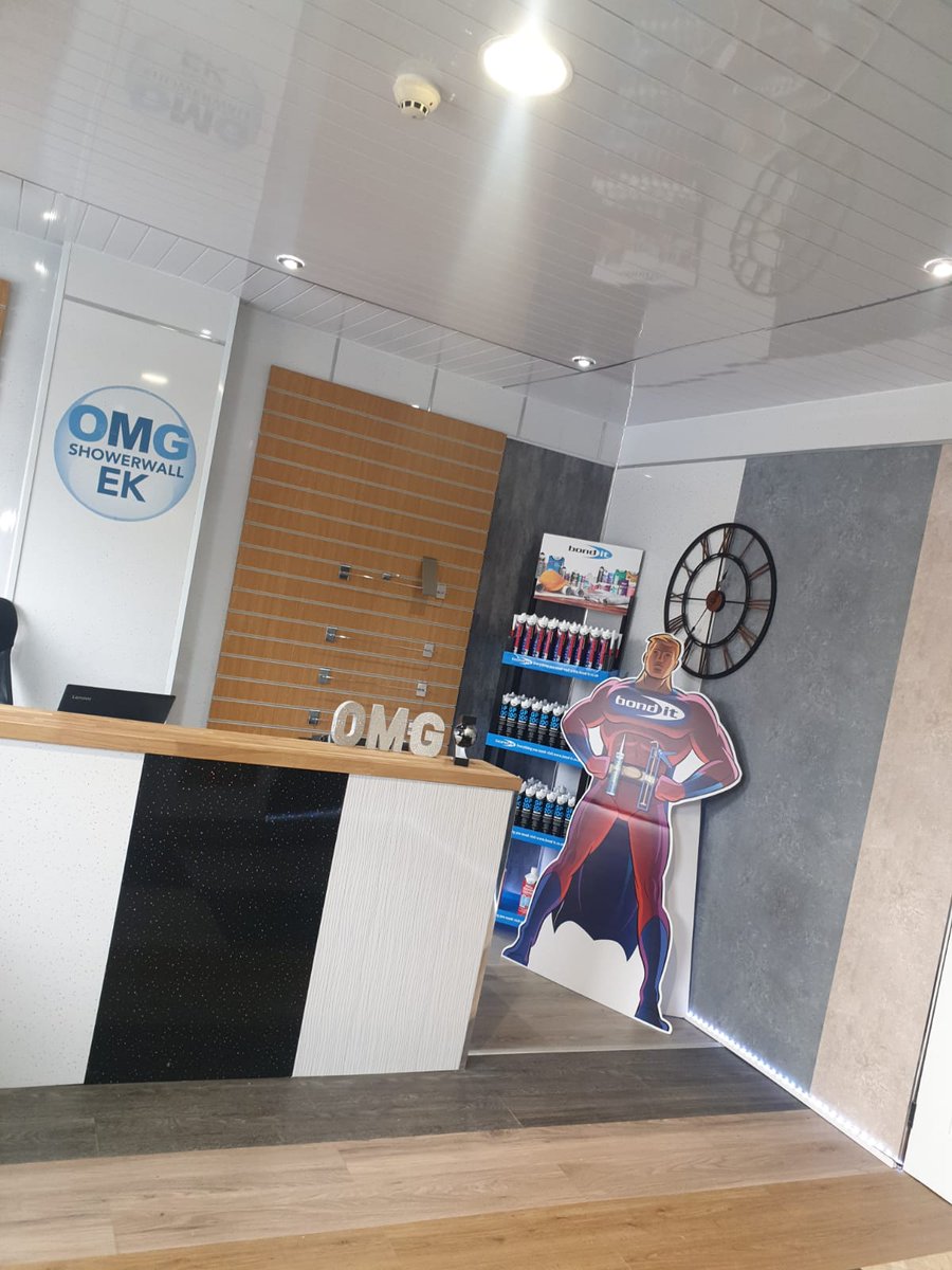 BondItUK's tweet photo. OMG Showerwall EK in Glasgow, call in for latest offers and deals on Bond It products. https://t.co/rGUUmJVETo