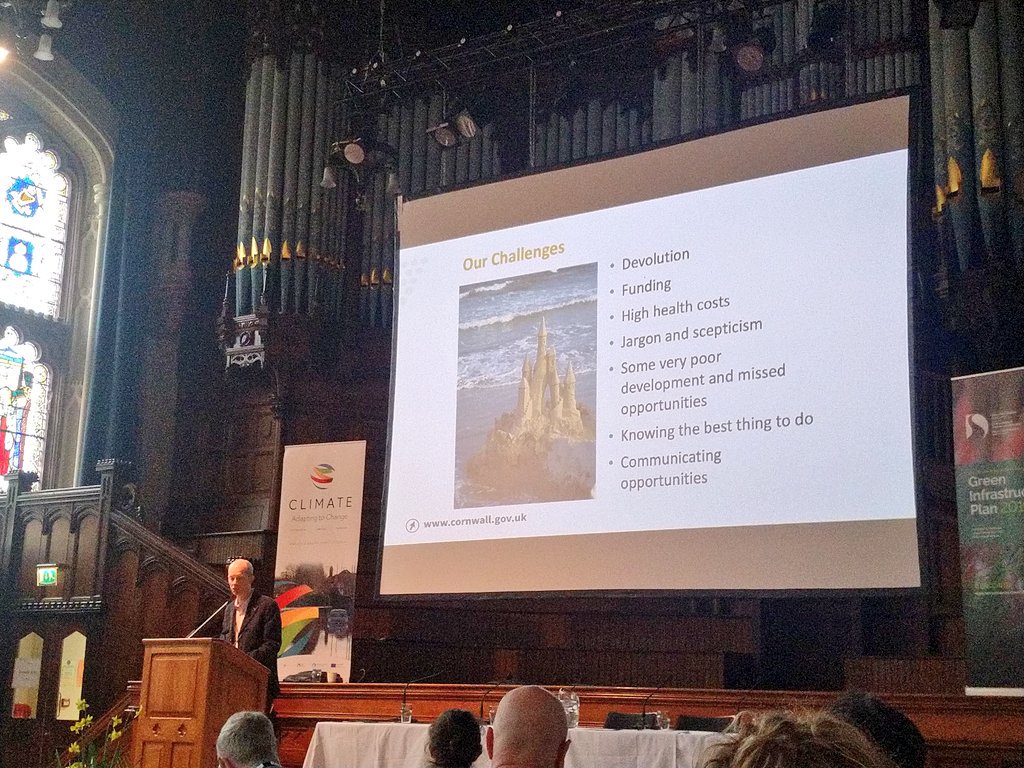 SECURE_NPA's tweet photo. The Principal Development Officer from @CornwallCouncil, @RobertL_Lacey explaining the challenges of @interregeurope #PERFECTproject to create the conditions for environmental worth. #SECUREproject https://t.co/gJv42eyaKs