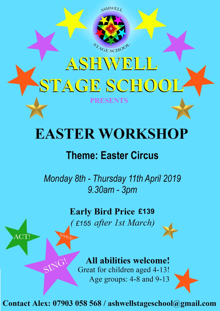 StageSchools's tweet image. #Easterworkshop #Easter #performingarts #stageschool #sing #dance #act #craft #circus #GreatestShowman #Easterschool #Hertfordshire #letchworth #baldock #hitchin #royston #biggleswade #kidsholidayclub #Children #easterkids #easteractivitiesforkids