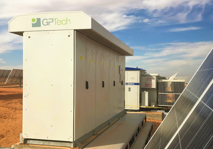 GPTech_global's tweet photo. GPTech Inverters in Benban photovoltaic complex have been specially designed for PV plants, offering the best way to solve the challenges of Utility-Scale projects. Three PV plants covers 37.2 square kilometres. https://t.co/pvZMWMA4DW
