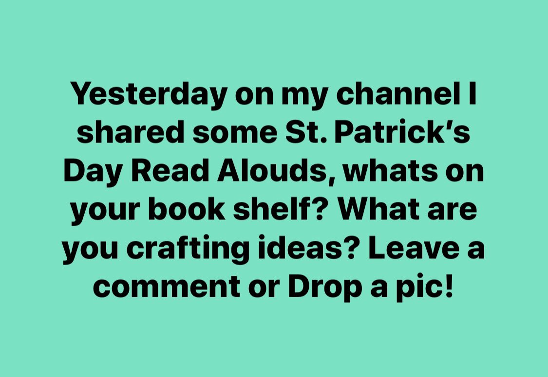 #StPatricksDay2019 #homeschooling #whatareyourplans