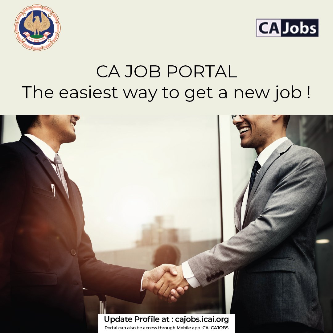 ICAI_CMIB's tweet photo. Is it taking too long to find your desired job? No more waiting! You are just a click away to your desired job https://t.co/4mdSA8QGx2. Whether you are a fresher or experienced, you get opportunities across a variety of companies. Visit us: https://t.co/9ZKZCaau9D https://t.co/lezYn6v9hR