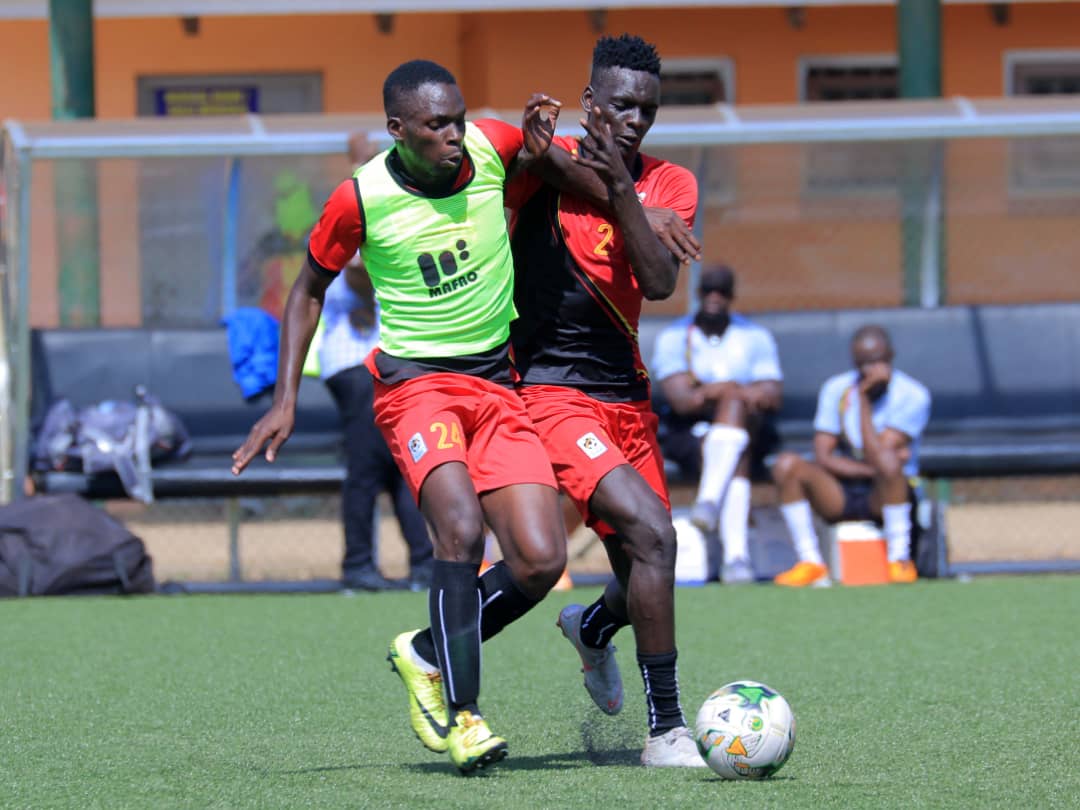 OfficialFUFA's tweet photo. Day 2 of @UgandaCranes training at the StarTimes Stadium,  Lugogo on Tuesday morning.  
#AFCON2019Q #TANUGA https://t.co/4QqRN6cUpb