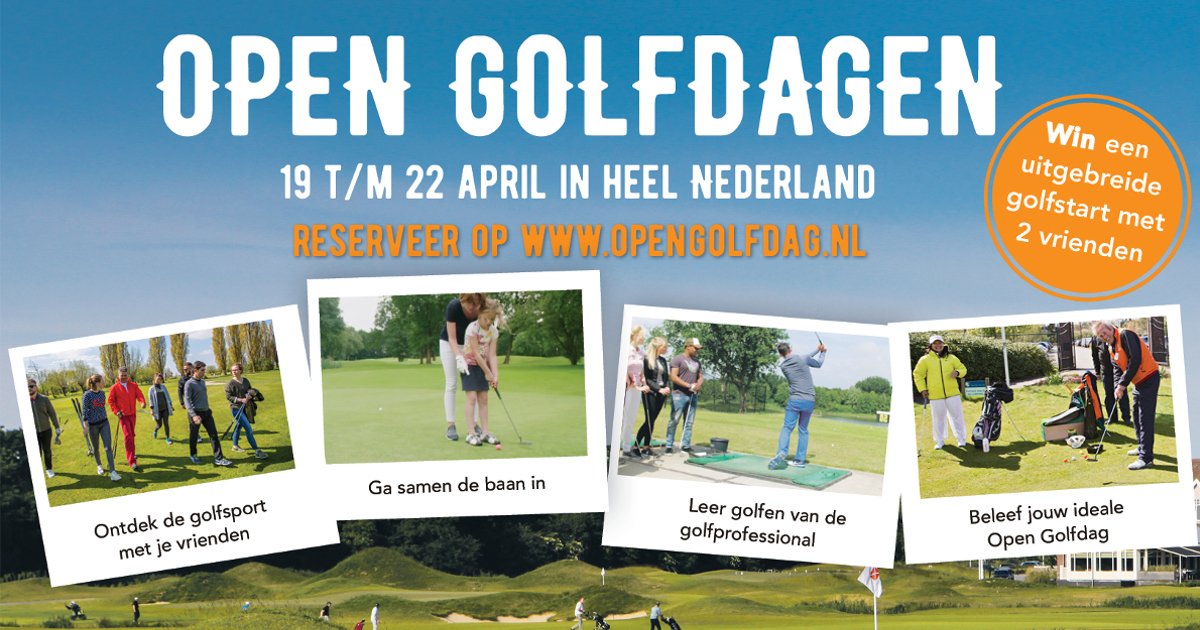 Doet jouw club of baan al mee met de #OpenGolfdagen 2019!?
Neem een kijkje op de geheel vernieuwde website: opengolfdag.nl 

#PGA #NGF #NVG #golf😃