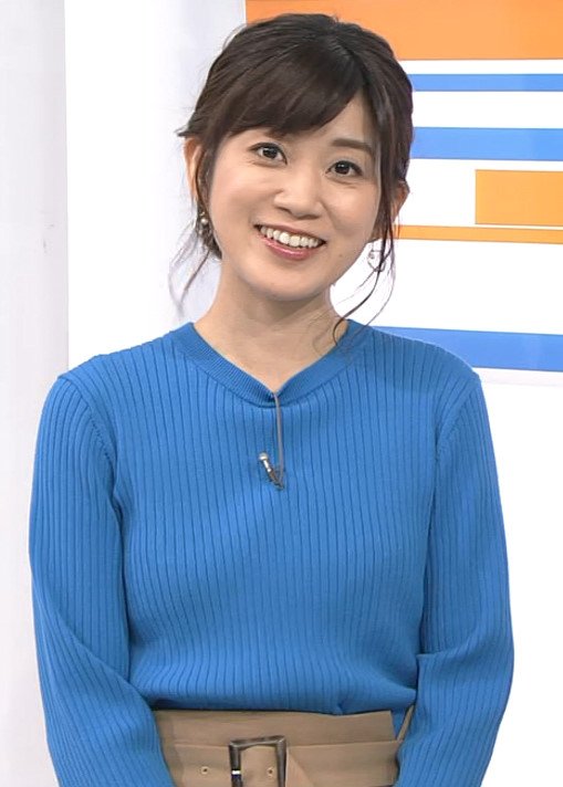 みっけた 今日の合原明子アナ A Twitter ３月１２日 今日の合原明子アナ 青のニット
