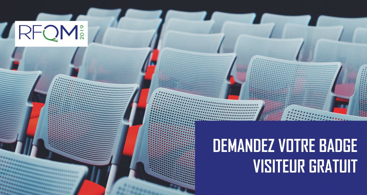 Cafmet_News's tweet photo. N'oubliez pas de demander votre badge pour l'accès à Forumesure et aux Rencontres Francophones sur la Qualité et la Mesure​ ! Sans ce badge, l'accès au salon vous sera refusé. Inscription gratuite ☛ https://t.co/Jm3TfPDbod #rfqm2019 #forumesure #conference #atelier #exhibition https://t.co/hEtJTOFp9Z