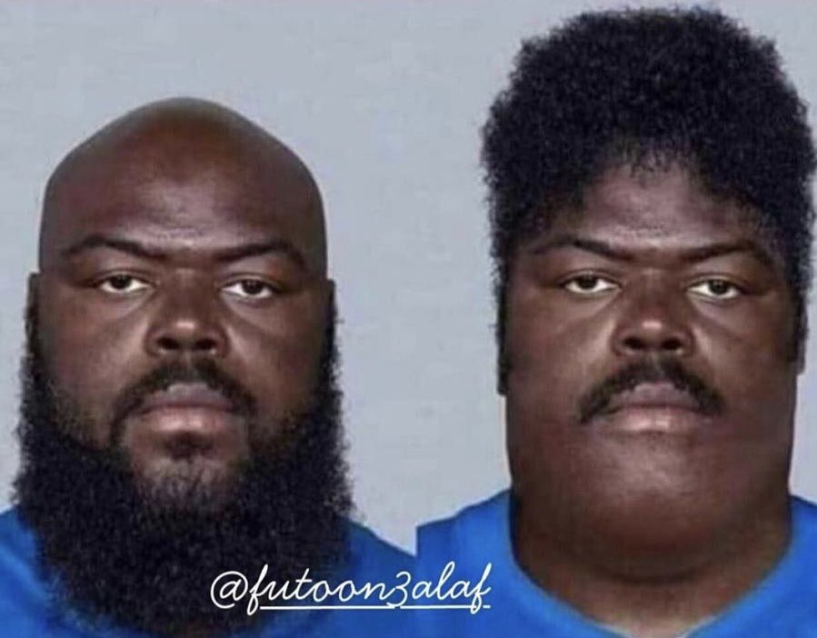 زوجته قالتله اقلب وجهك 😂