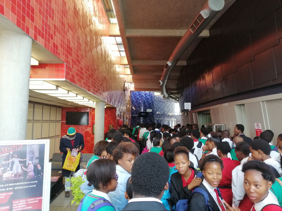 sowetotheatres's tweet image. A  big S/O to Tetelo Secondary school,St Mathews Secondary school,St Mathews Secondary School,Ponego Seconday School &amp;amp; Basa Combined School for vising @sowetotheatres today! For student discounts and school bookings call 861 670 670 or 010 446 1462 #Sophiatown #ChooseTheatreDay🎭