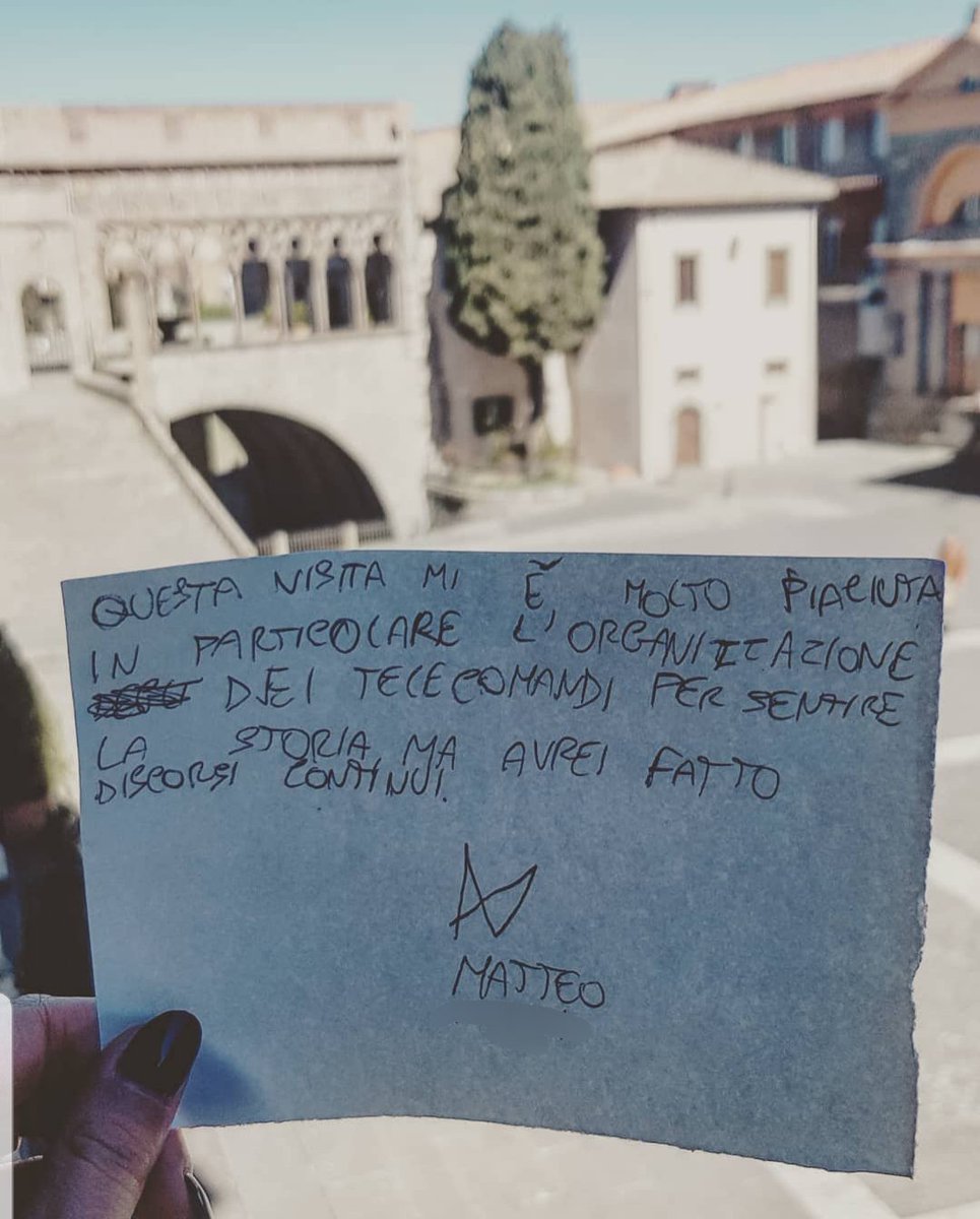 Archeoares's tweet photo. Le speranze per il futuro!! 😜 #viterbo #colledelduomo #recensione https://t.co/jos9j9bdwP