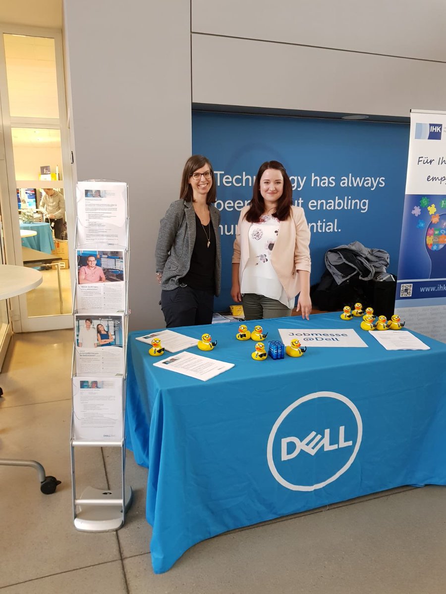 D_Guggenberger's tweet photo. Woche der Ausbildung &amp; #DellTechnologies war dabei! Vielen Dank an die #AgenturfürArbeit für die Unterstützung bei der gestrigen Azubi-Messe. Wir hatten tolle Gespräche und jede Menge Spaß! #Iwork4Dell #AusbildungKlarmachen @HalleYeswecan @DinkoEror @DorisAlbiez @SPeter_MBA https://t.co/ZrOhG7bnNe