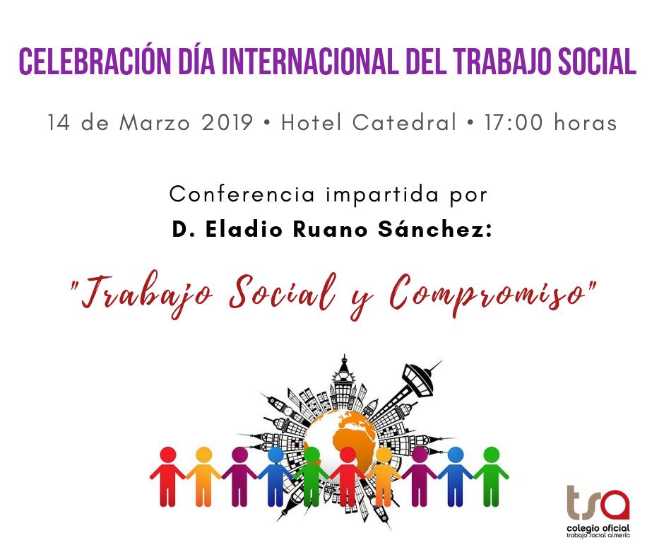 El @cotsa_almeria celebrará con sus colegiad@s el día Internacional del Trabajo Social.