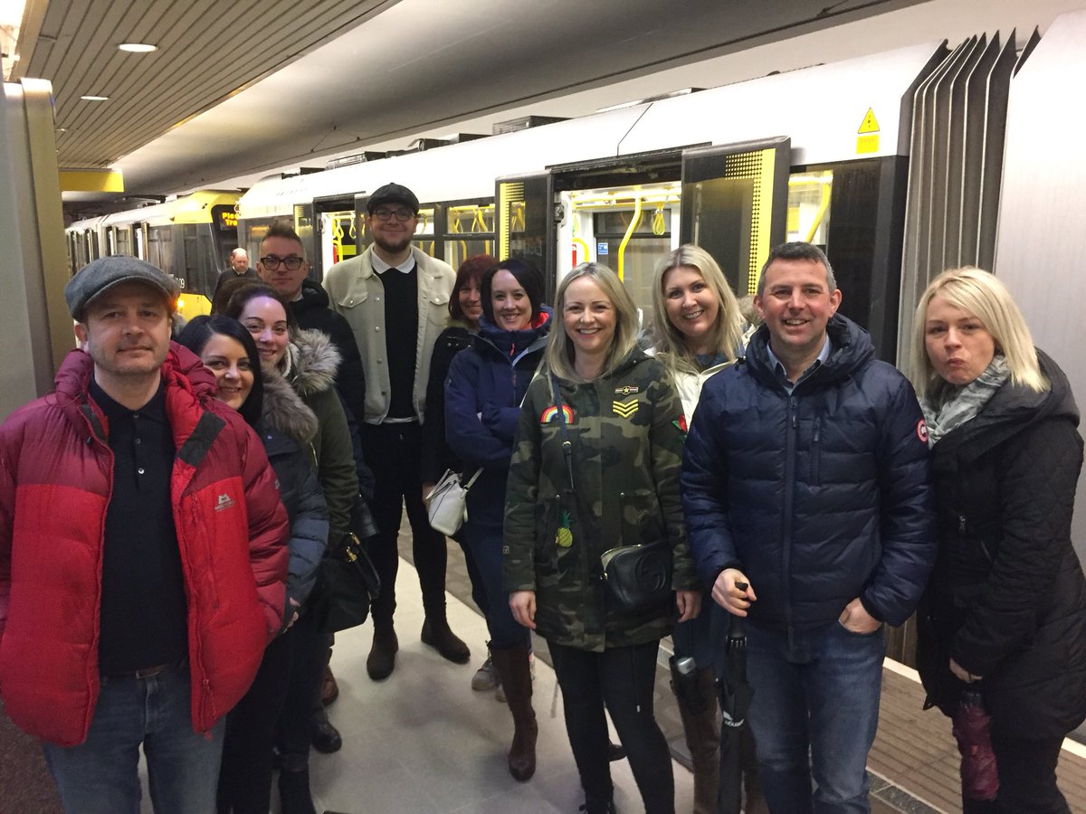 juliancarter11's tweet photo. The @ExterionLocal North/Midlands tour across Manchester tram and stations with @cychambers . Owning our CITY. https://t.co/BPJ2x06ttV
