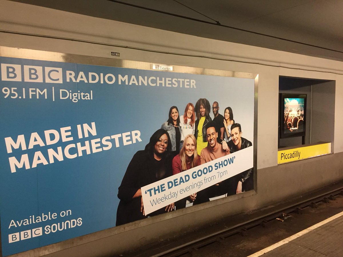 The <a href="/ExterionLocal/">Exterion Media Local</a> North/Midlands tour across Manchester tram and stations with <a href="/cychambers/">cy chambers</a> . Owning our CITY.