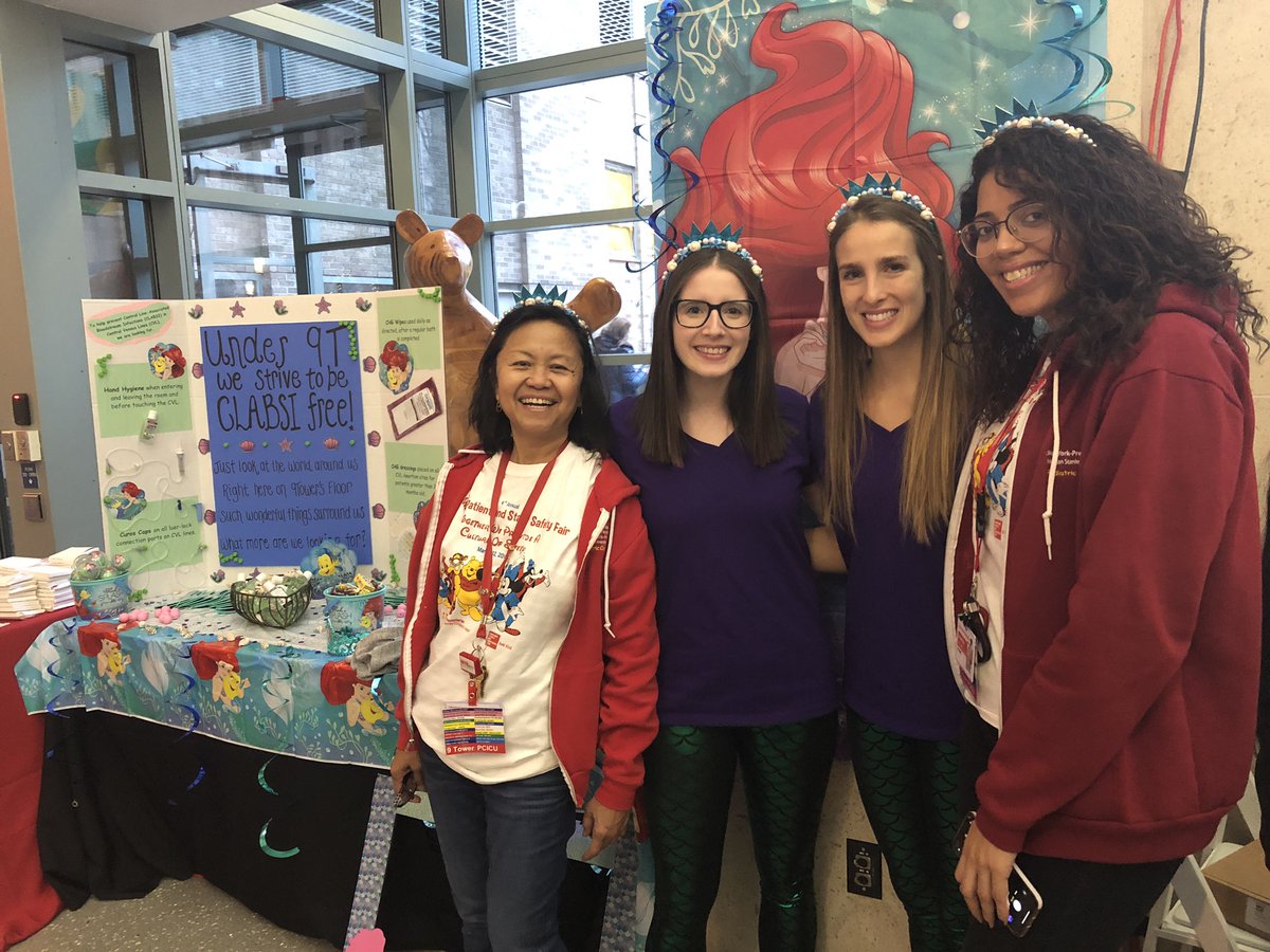 glgomez_nyp's tweet image. PCICU ready for the 2019 safety Fair!  “Under the sea 9T strives to be CLABSI free” @DJohnson_NYP @nyphospital @BernadetteKhan