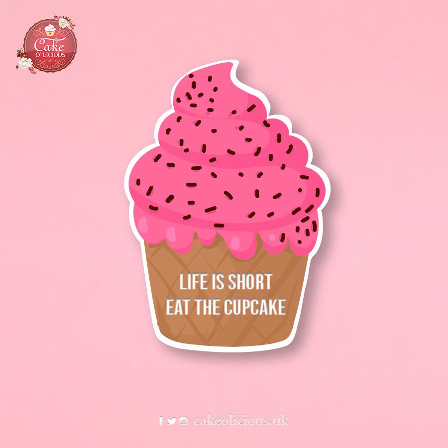 CakeoliciousUK's tweet photo. Life is short eat the cupcake!๐ง
#cakeolicious #cakes #tuesday #enjoy #sweet #baking #love #bakerslife #baker #life #sprinkles #londoncakes #lutoncakes #luxurycakes #sweets #desserts #celebrationcake #cupcakes #bespokecakes #lutonbaker #fondant #cake #bedfordshire #lutoncakes https://t.co/CP4VZW8Bwx