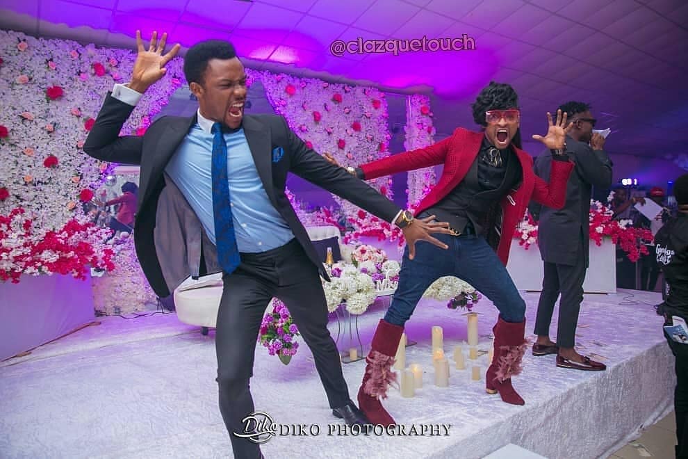 hero_daniels's tweet photo. @DENRELE_EDUN energy is on another level oo🤣. Man's powered by vibranium. #Hostwithhero https://t.co/SJPDmTGlm6