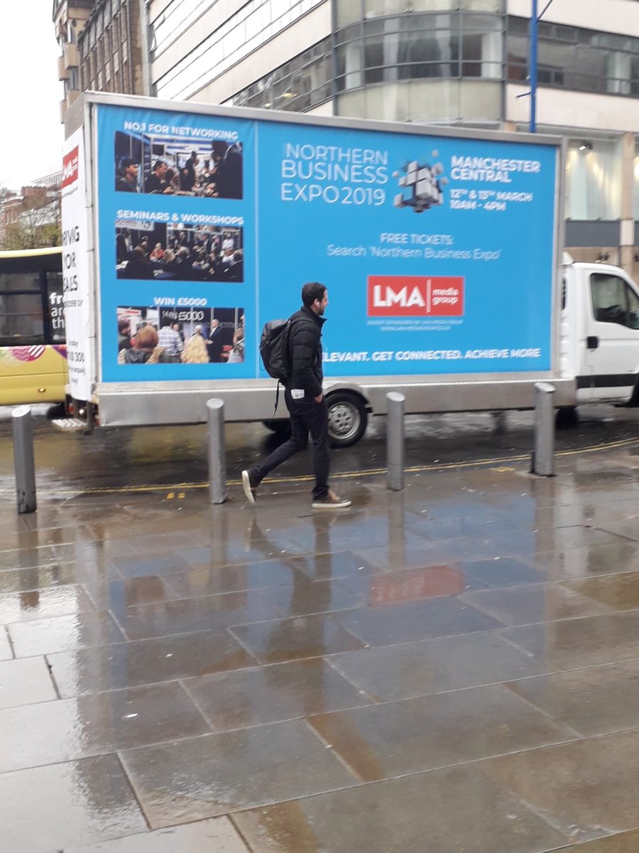 LMonsterAds's tweet photo. @NorthernBizExpo is NOW ON! Get down to @mcr_central today and tomorrow to enjoy the biggest business expo of the North! @NSEventsGroup @GroupLma #OOH #BusinessExpo #Manchester #Advan https://t.co/cwqbrb4rfH